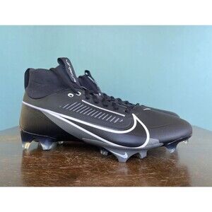 Nike Vapor Edge Pro 360 2 Black Football Cleats Men's Size 10.5 DA5456-010